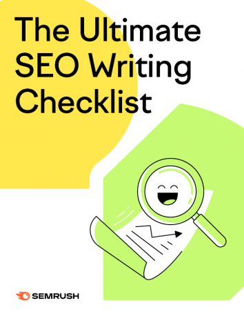 The ultimate SEO writing checklist - eBook